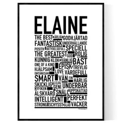 Elaine Poster