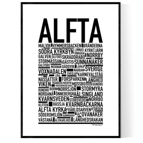 Alfta Poster