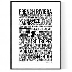 French Riviera Poster