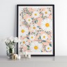White Flowers Poster