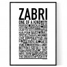 Zabri Poster