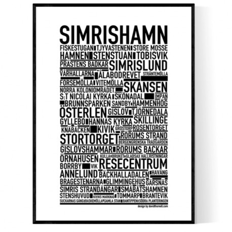 Simrishamn Poster