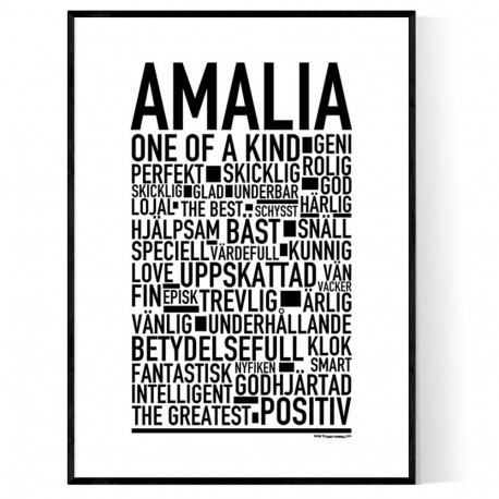Amalia Poster