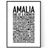 Amalia Poster