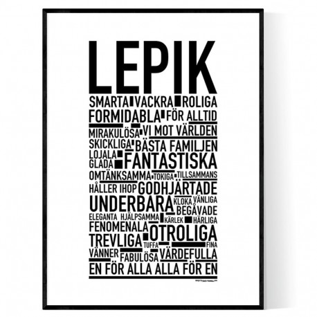 Lepik Poster 