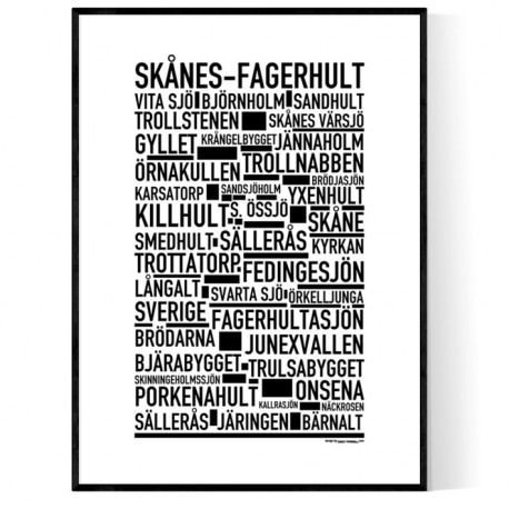 Skånes-Fagerhult Poster