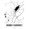 Skånes-Fagerhult Karta