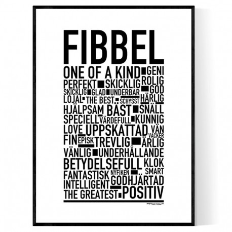 Fibbel Poster