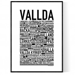 Vallda Poster