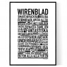 Wirenblad Poster 