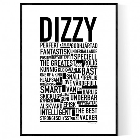 Dizzy Poster