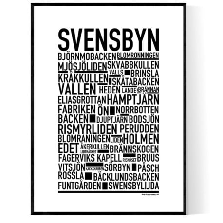 Svensbyn Poster