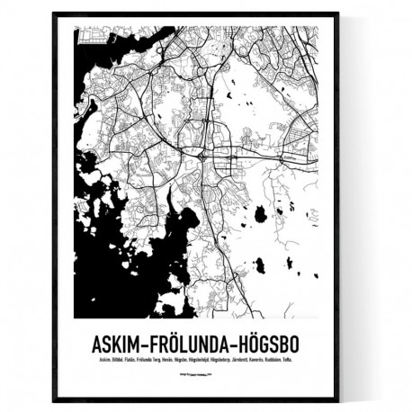 Askim-Frölunda-Högsbo Karta 2020