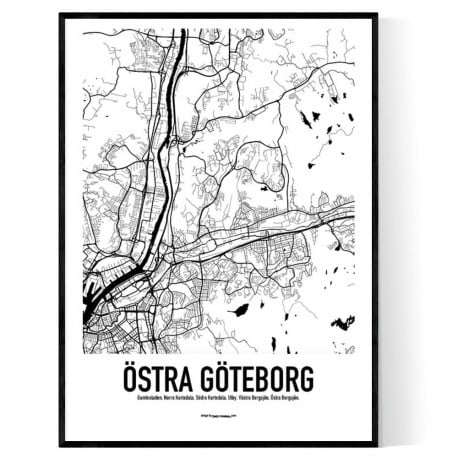 Östra Göteborg Karta 2020