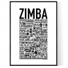 Zimba Hundnamn Poster