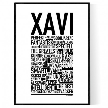 Xavi Poster