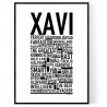 Xavi Poster