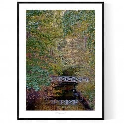 Autumn Bridge Poster