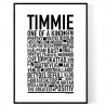 Timmie Poster