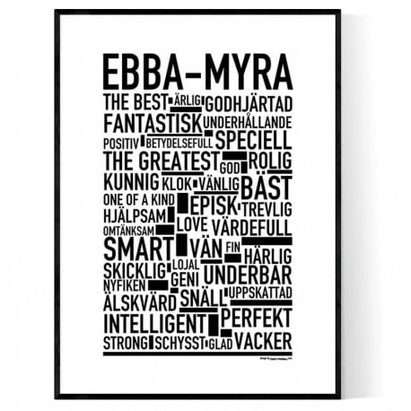 Ebba-Myra Poster