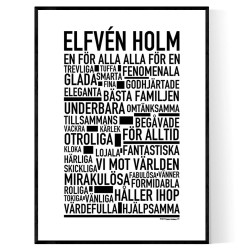 Elfvén Holm Poster 