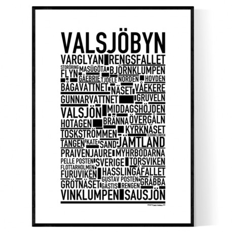 Valsjöbyn Poster