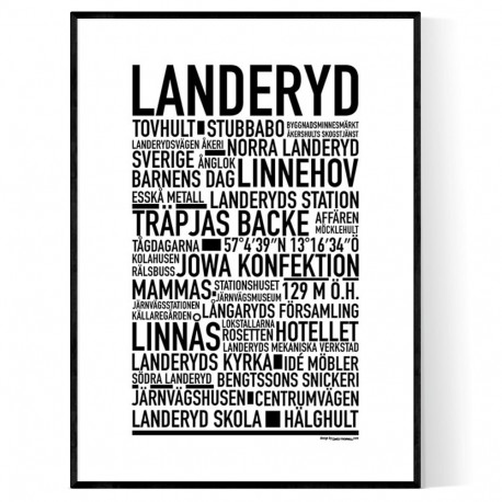 Landeryd Poster