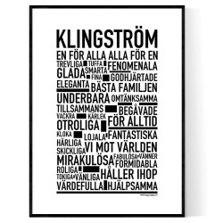 Klingström Poster 