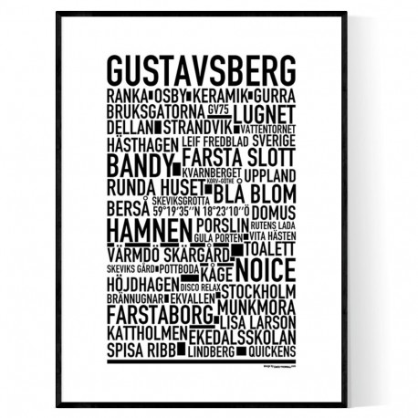 Gustavsberg Poster