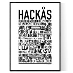 Hackås Poster