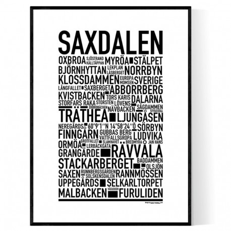 Saxdalen Poster