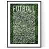 Fotboll Gräs Poster