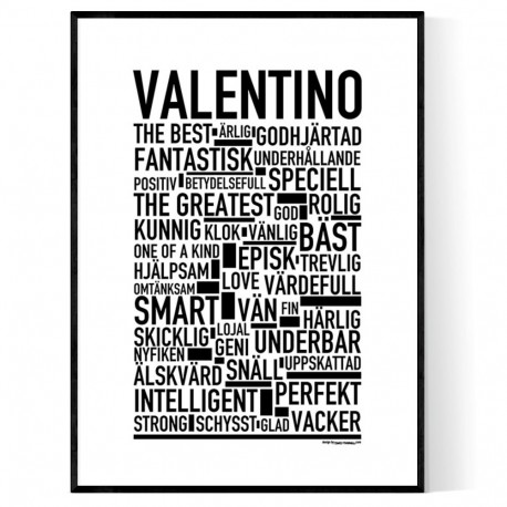 Valentino Poster