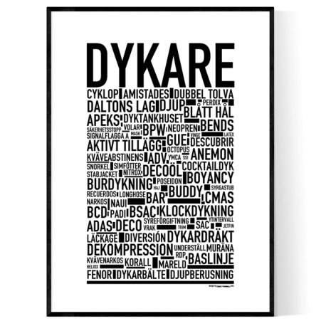 Dykare Poster