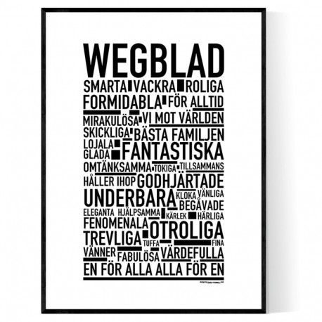 Wegblad Poster 