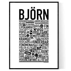 Björn Hundnamn Poster