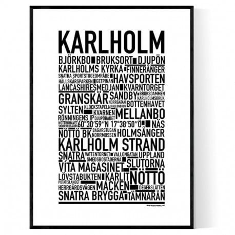 Karlholm Poster