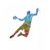 Abstrakt Handbollsspelare
