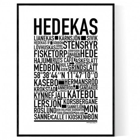 Hedekas Poster
