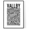 Vallby Poster
