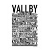Vallby Poster