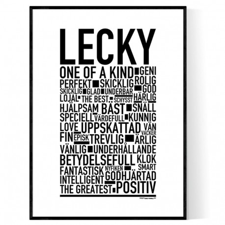 Lecky Poster