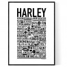 Harley Hundnamn Poster
