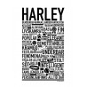 Harley Hundnamn Poster