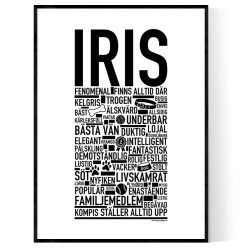 Iris Hundnamn Poster