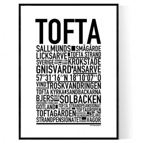 Tofta Poster