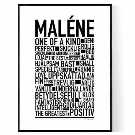 Maléne Poster