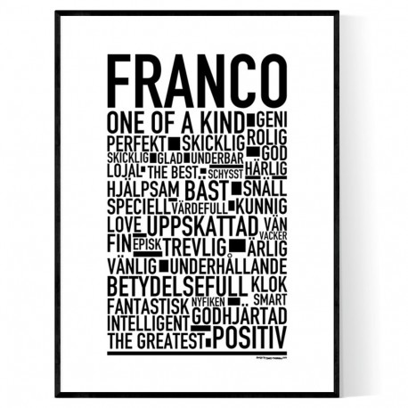 Franco Poster