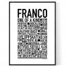 Franco Poster