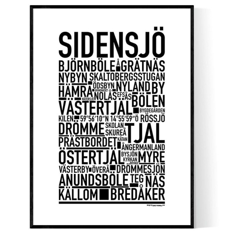Sidensjö Poster